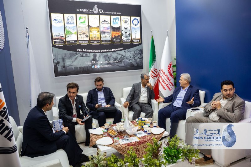گزارش تصویری از آخرین روز غرفه “صنایع معدنی و فولادی گروه صنعتی پارس ساختار”  در هشتمین دوره نمايشگاه متال اکسپو استانبول ۲۰۲۶ با حضور مهندس اباذر رئیس هیئت عامل گروه صنعتی پارس ساختار   💎شرکت های صنایع فولاد شهریار تبریز، ذوب نورد توانارام، معدنی فرنارام و بازرگانی آشنارام از شرکت های زیر مجموعه گروه صنعتی پارس ساختار از روز چهارشنبه ۲۵ شهریور ماه از ساعت ۱۰ الی ۱۸ در محل مرکز نمایشگاه های شهر استانبول ترکیه سالن پنج، میزبان بازدید کنندگان محترم بودند.